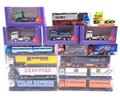 Guisval &amp; Albedo (German) a boxed group of 1:87/HO scale mainly plastic construction Commercial models to include Guisval