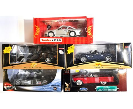 Road Signature, Hotwheels, Tonka (Polistil) and Maisto, a boxed mainly 1:18 scale group to include Maisto BMW Z8, Hotwheels C