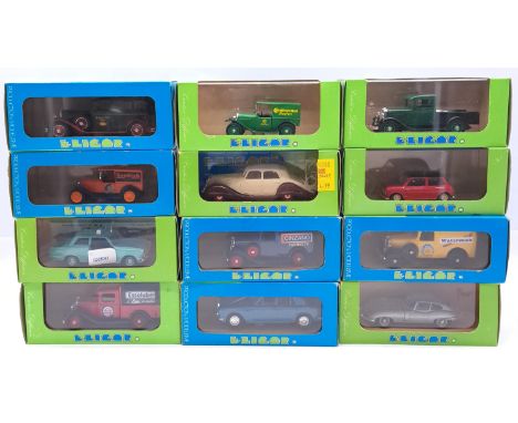 Eligor, a boxed group to include 1044 Mercedes-Benz Limousine D'Hotel (1931), 1011 Citroen 5CV Camionette Goodrich (1926) and