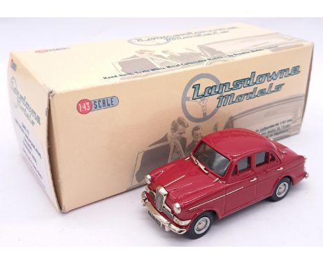 Lansdowne Models (Brooklin) a boxed 1:43 scale LDM77 Riley Saloon 1957, finished in Damask Red Condition appears generally Ne