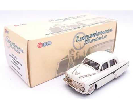 Lansdowne Models (Brooklin) a boxed 1:43 scale LDM2A 1957 Vauxhall Cresta E Series in White with Black side flash and White W