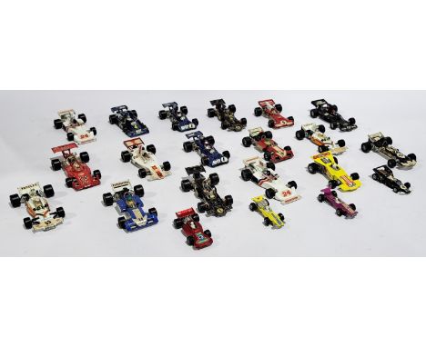 Corgi &amp; similar, Formula 1 Racing Cars &amp; similar, an unboxed group.&nbsp; Although unchecked for completeness conditi