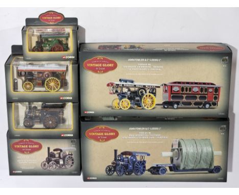 Corgi Vintage Glory of Steam, a boxed group. Includes Fowler B6 Showmans Locomotive &lsquo;Onward&rsquo; - Le Mont Blanc &amp