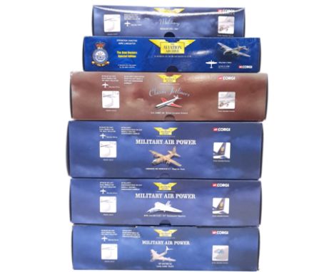 Corgi "Aviation Archive" a boxed 1/72 scale group to include AA31602 (Military Air Power) HP Victor K2 "Lusty Linda" XL231 an