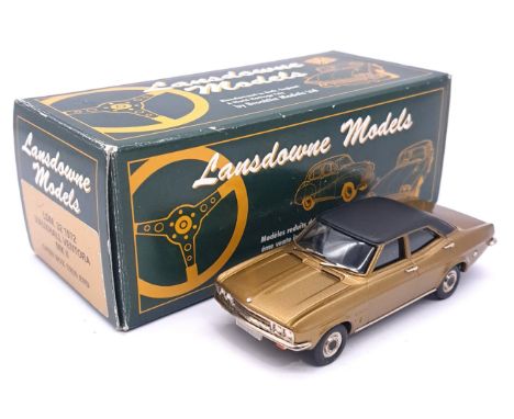 Lansdowne Models (Brooklin) a boxed 1:43 scale LDM32 1972 Vauxhall Ventora Mk.II&nbsp; in metallic light Bronze, Black interi