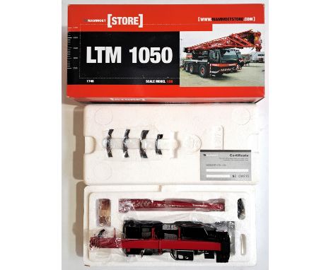 WSI, a boxed 1:50 scale No.9626 LTM1050 Crane "MAMMOET". Although unchecked for completeness, condition appears generally Exc