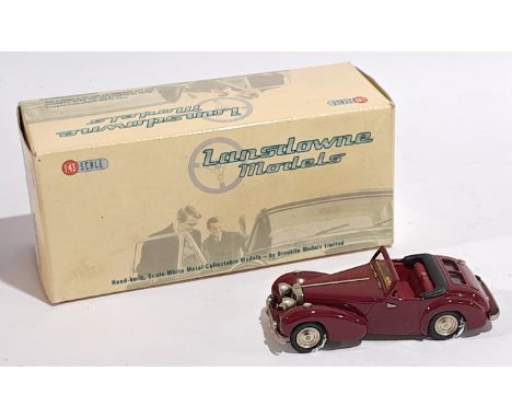 Lansdowne Models 1:43 scale&nbsp;LDM. 37 1949 Triumph 2000 Roadster, boxed. Although unchecked for completeness condition gen