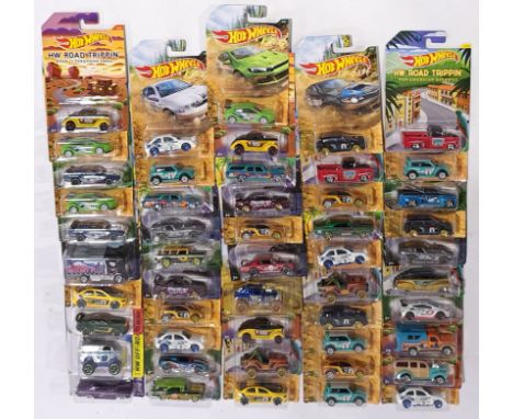 Mattel Hot Wheels HW Road Trippin&rsquo; &amp; similar, Blister Pack group.&nbsp; Includes Backwoods Bomb, &lsquo;47 Chevy Fl