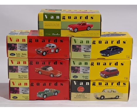 Vanguards 1:43 scale, a boxed Car group.&nbsp; Includes Austin Healey 3000 Mark 1 &amp; Triumph TR3A. Although unchecked for 