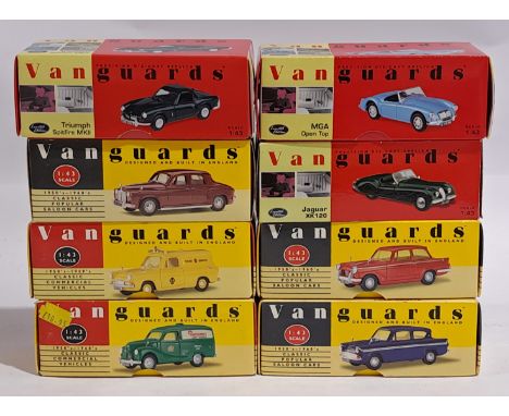 Vanguards 1:43 scale, a boxed Car &amp; Van group.&nbsp; Includes Jaguar XK 120 &amp; MGA Open Top. Although unchecked for co
