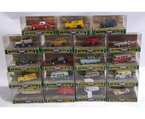 Corgi Classic Models, a boxed group.&nbsp; Includes MGA - Hard Top &amp; VW Caravanette.&nbsp; Although unchecked for complet