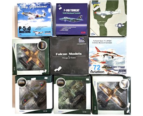 Witty Wings, Oxford Aviation (Front Line Fighters), Gemini Jets and similar, a boxed group of mixed scale military aircraft t