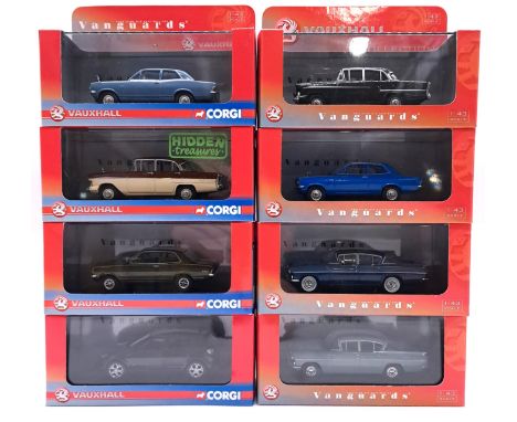 Corgi/Lledo Vanguards, a boxed 1:43 scale group (Vauxhall) to include VA03809 Vauxhall Victor F Series, VA08706 Vauxhall Viva