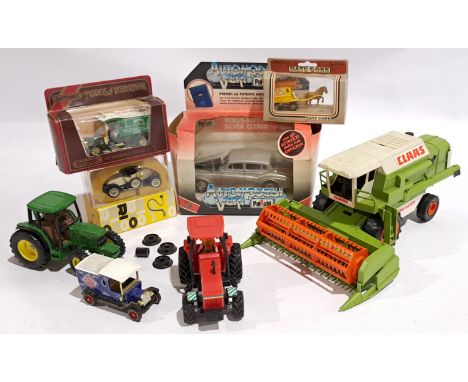 Matchbox, Polistil, Rio &amp; similar, a boxed &amp; unboxed Tractor &amp; Vintage Vehicle group. Although unchecked for comp