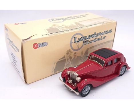 Lansdowne Models (Brooklin) a boxed 1:43 scale LDM53 MG SA 1936-39 Saloon, finished in Maroon (dark Red), Black roof panel. C