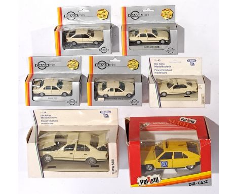 Polistil, Gama &amp; similar, a boxed Taxi Cab group. Although unchecked for completeness condition generally appears to be G