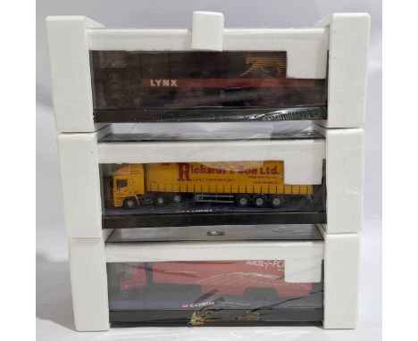 Corgi Modern Trucks 1:50 scale, a boxed Commercial group. Includes &ldquo;Parcel Force&rdquo; &amp; &ldquo;Lynx&rdquo;. Altho