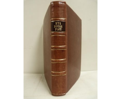 (SPRAT THOMAS). &nbsp;A True Account &amp; Declaration of the Horrid Conspiracy to Assassinate the Late K. Charles II at the 
