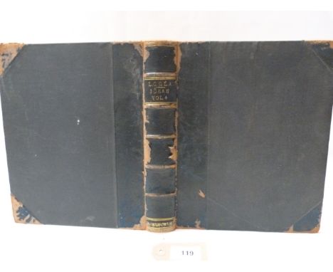 LEITH CONGREGATIONAL CHURCH LITERARY SOCIETY. &nbsp;Ideas (Resuscitated). Vol. 4 of this manuscript magazine. Quarto in rubbe