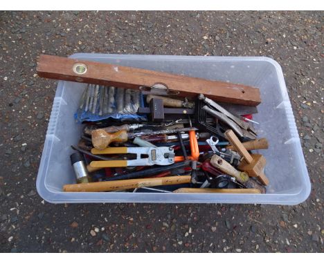 Tray of tools to include marking gauges etc&nbsp;
