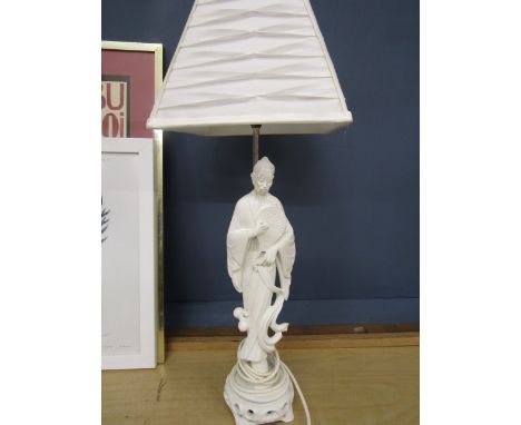 A Japanese figure resin lamp 67cmH