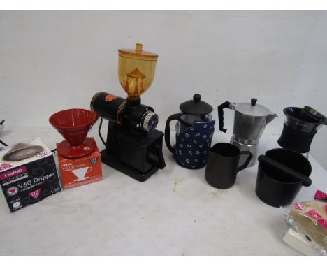 Coffee lovers! percolators, coffee bean grinder (European plug) , drip cups etc&nbsp;