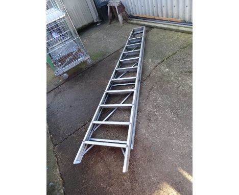 Large alloy step ladder H320cm approx&nbsp;