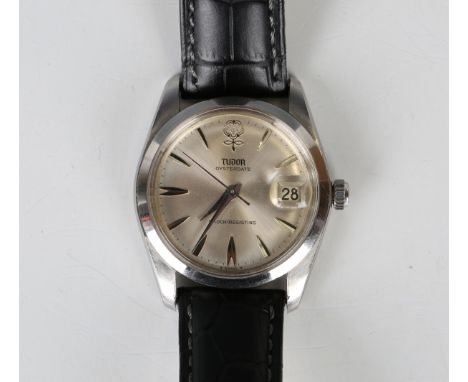 A Tudor Oysterdate stainless steel cased gentleman's wristwatch, Ref 7692, circa 1965, with signed jewelled 2403 caliber move