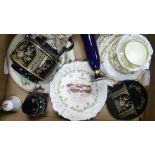 A Mixed Collection of Ceramics to include Wall Plates, Suntherland China Teaware, Jackfield Type