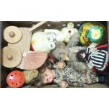 A Mixed Collection of Toys to include Fisher Price Roly Poly Chime Ball, Bear and Ball Knock Em Down