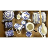 A collection of James Sadler afternoon tea ware to include old mill teapot & stand, 2 floral