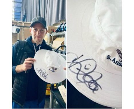 Joe Root autographed S Anselm's cricket hat - This lot is an absolute must for any cricket lover. Joe Root is one of England'