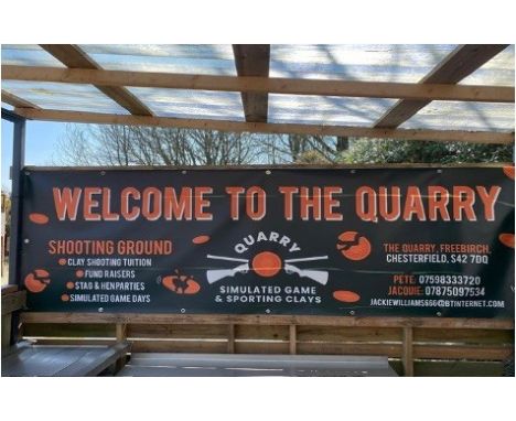 Clay Pigeon Shoot at The Quarry, Derbyshire - Includes one free entry to the monthly shoots, one free entry to the sport trap