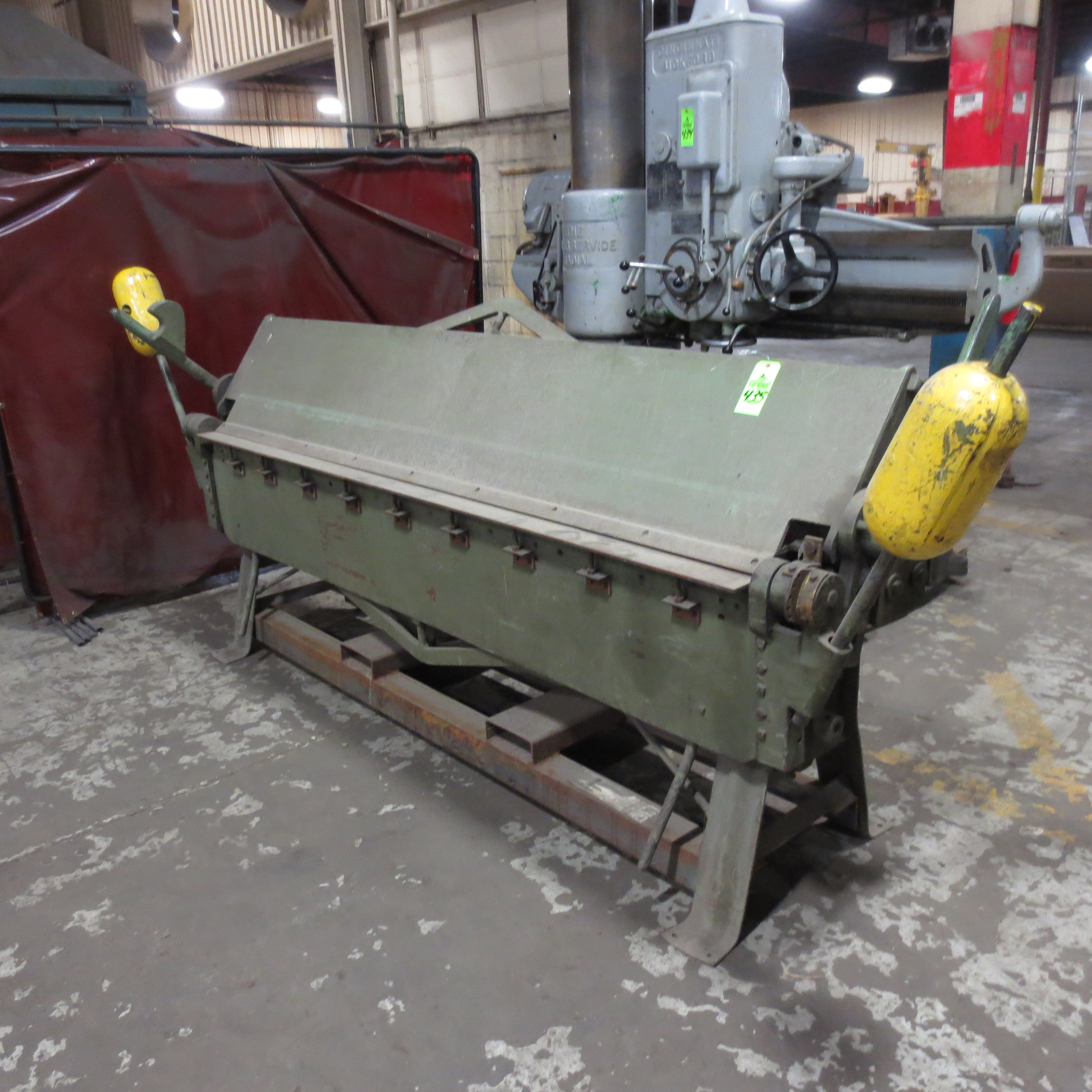 Chicago 8' Sheet Metal Break, Model 812, S/N 112863