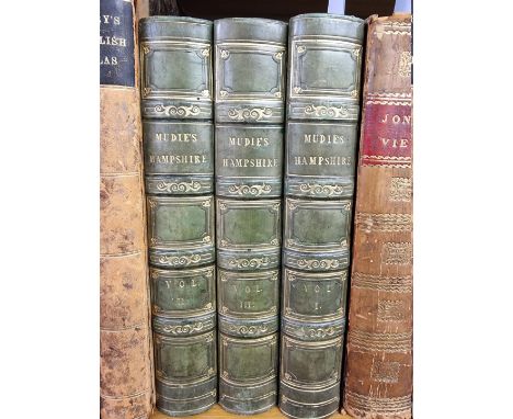 MUDIE (Robert):&nbsp;'Hampshire: its past and present condition, and future prospects...', Winchester, James Robbins, n.d (18
