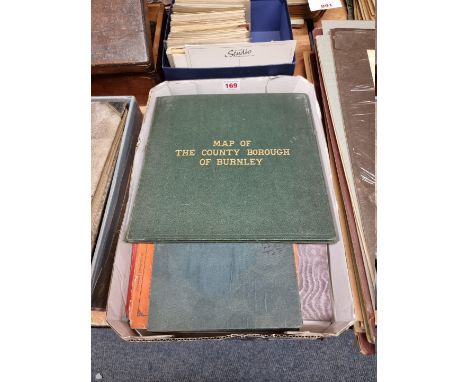 FOLDING MAPS: PICKLES (G H, surveyor):&nbsp;'County Borough of Burnley..also showing the parliamentary boundary, 1896..revise