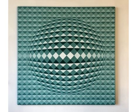 PETER SZUMOWSKI (1954-2016, Sheffield Artist) Abstract composition 1996, acrylic on canvas, unsigned, 77 x 76cm. *Used by the