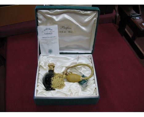 Fabergé Grace de Monaco Perfume and Atomiser, in a handcrafted flacon and stopper by Compeignie des Crystalleries de St Louis