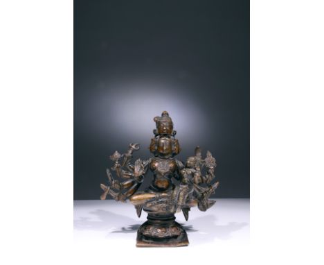 BronzeIndia, 17th centuryDimensions: Height 17cmWeight: 1686 gramsShiva is the Destroyer in Hinduism and part of the Trimurti