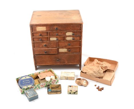 Jewellery making tools, to include files, awls etc.; some loose faceted paste stones, agate cabochons, faceted garnets etc.; 