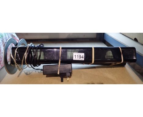 Bauhn surround sound system with power lead and remote control. All electrical items in this lot have been PAT tested for saf