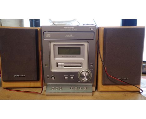 Panasonic stereo system ST-PAOX. All electrical items in this lot have been PAT tested for safety and have passed. This does 