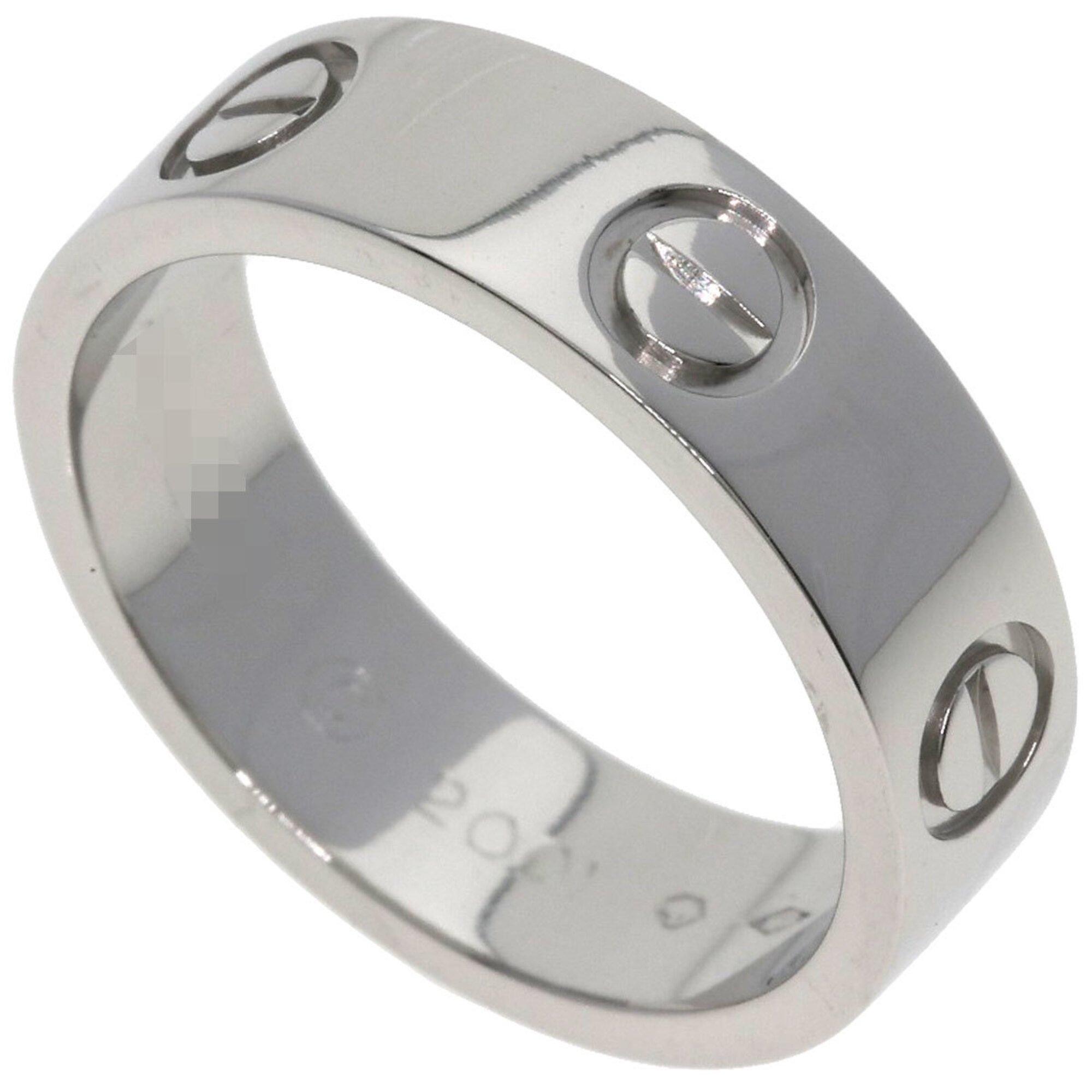 Cartier Love Ring #52, Platinum PT950, Women\'s Ring, CARTIER