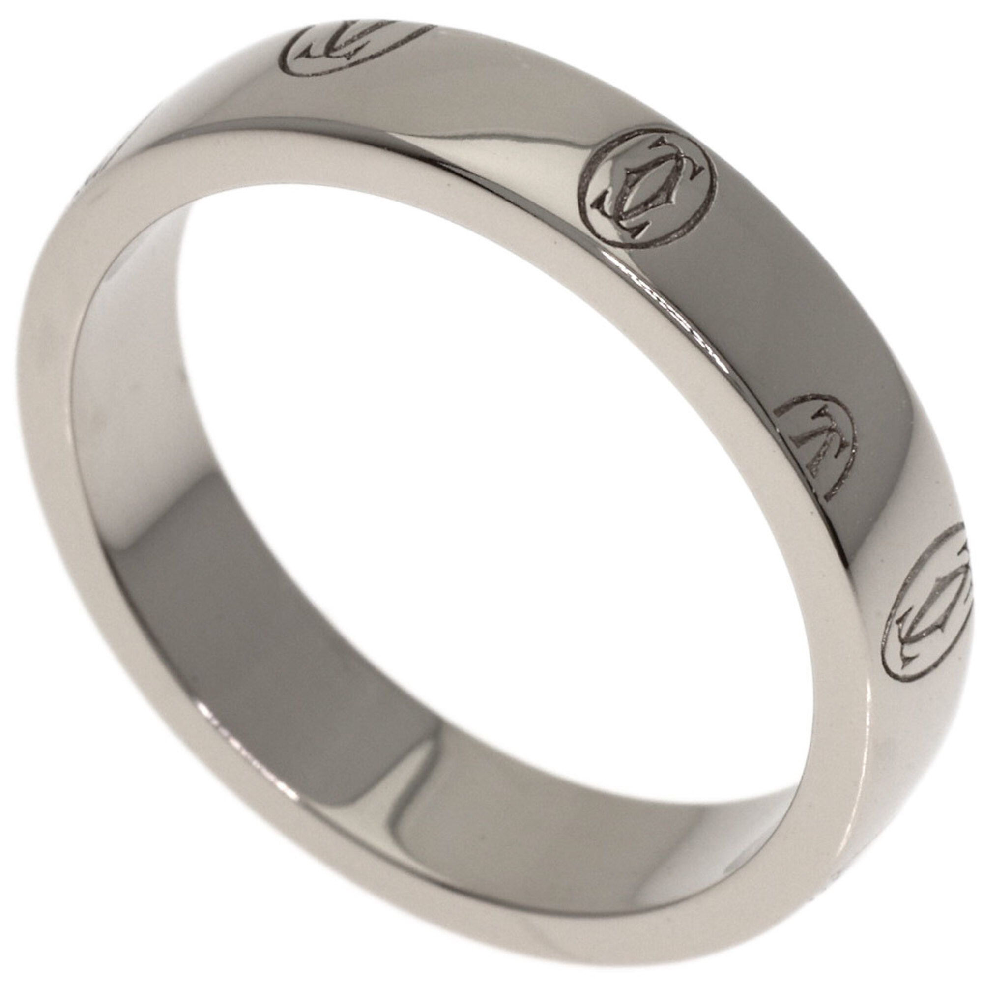 Cartier Happy Birthday #52 Ring, 18K White Gold, Women\'s.
