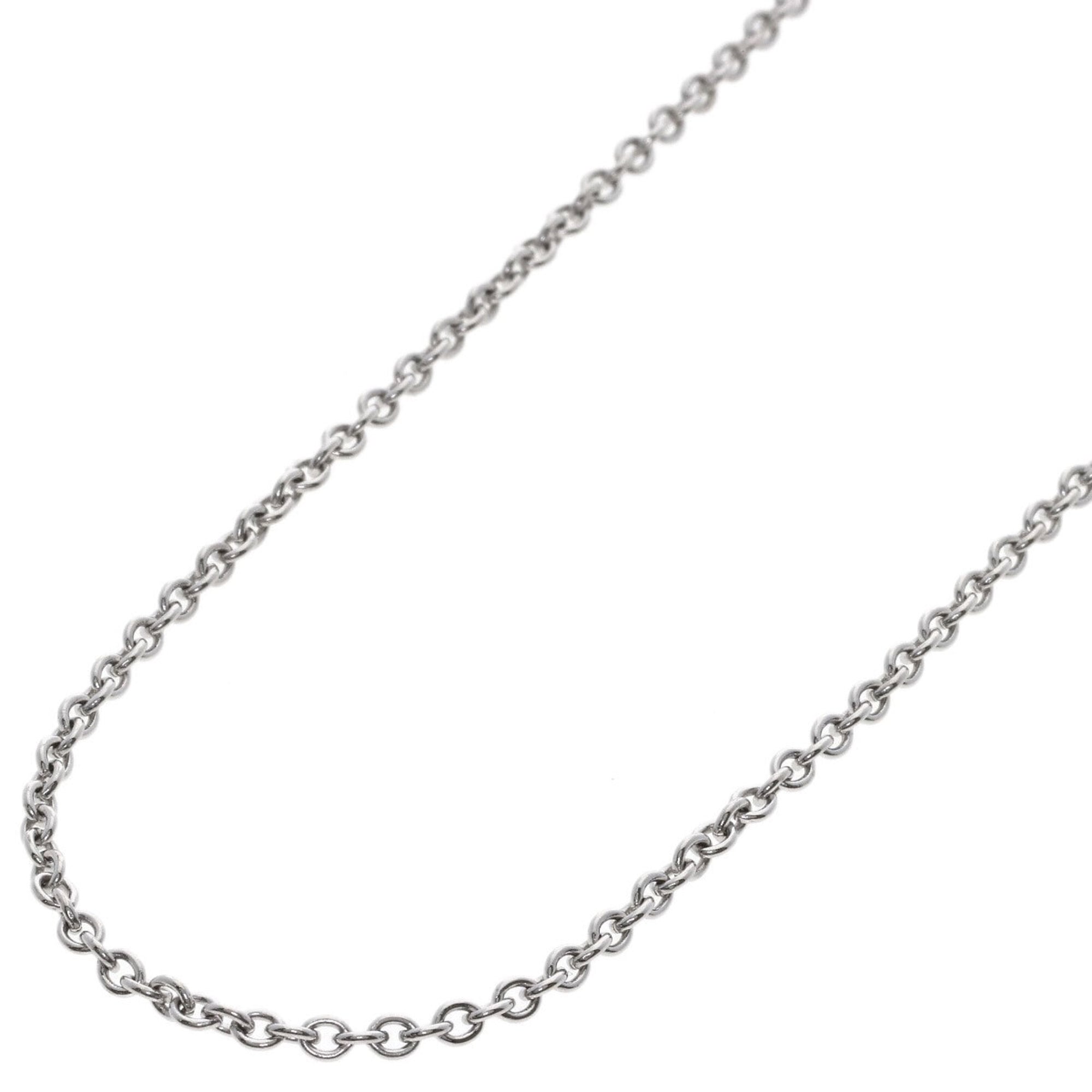 Cartier Chain 42cm Necklace 18K White Gold Women\'s CARTIER
