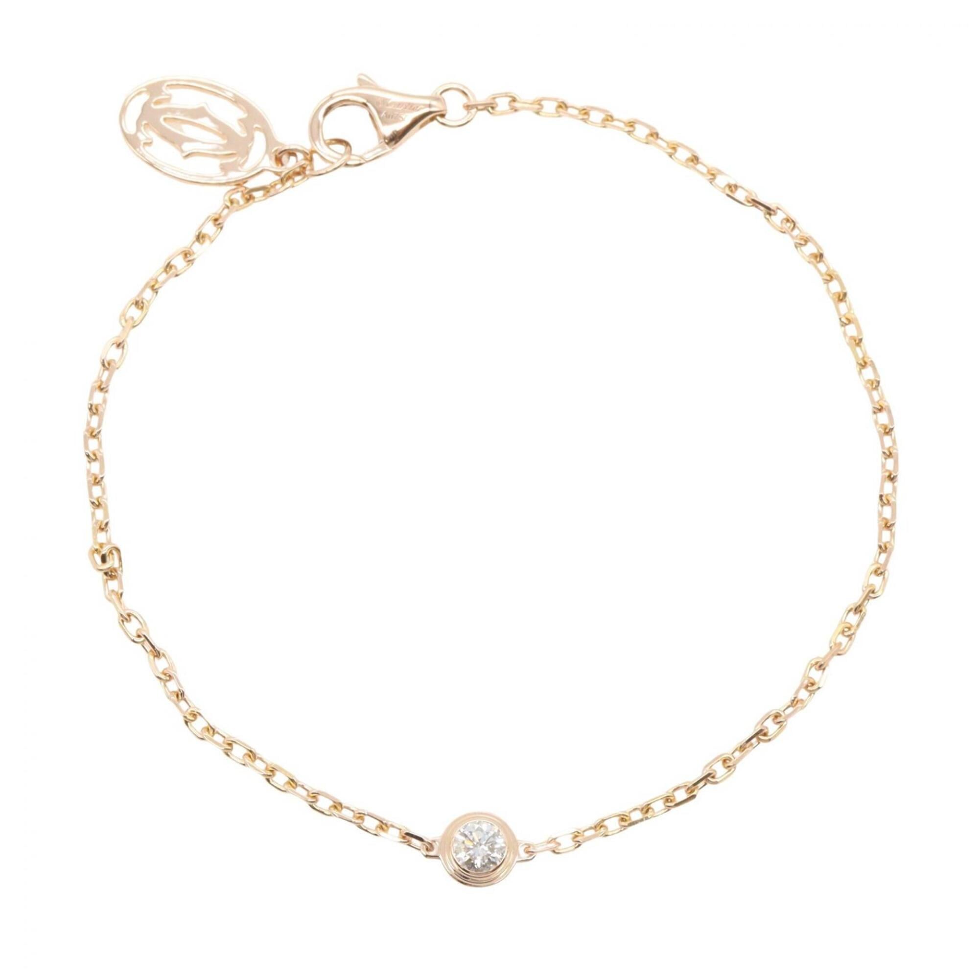 Cartier d\'Amour SM Bracelet - 18K Pink Gold (PG) with Diamonds Women\'s Tone, Clear Tone