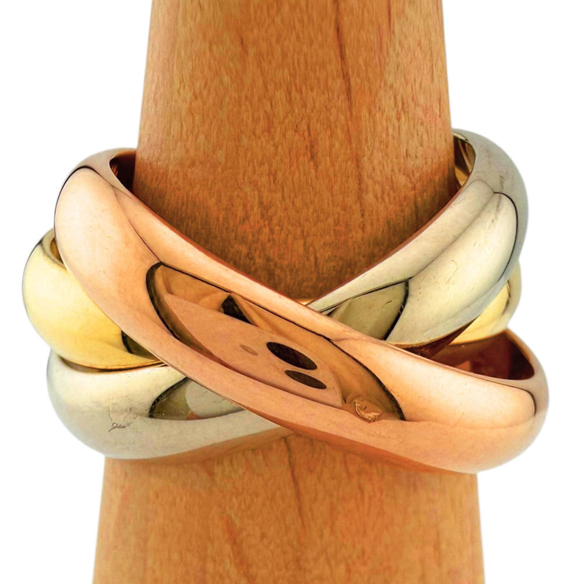 Cartier Trinity Ring, 18K Yellow Gold, Women\'s CARTIER