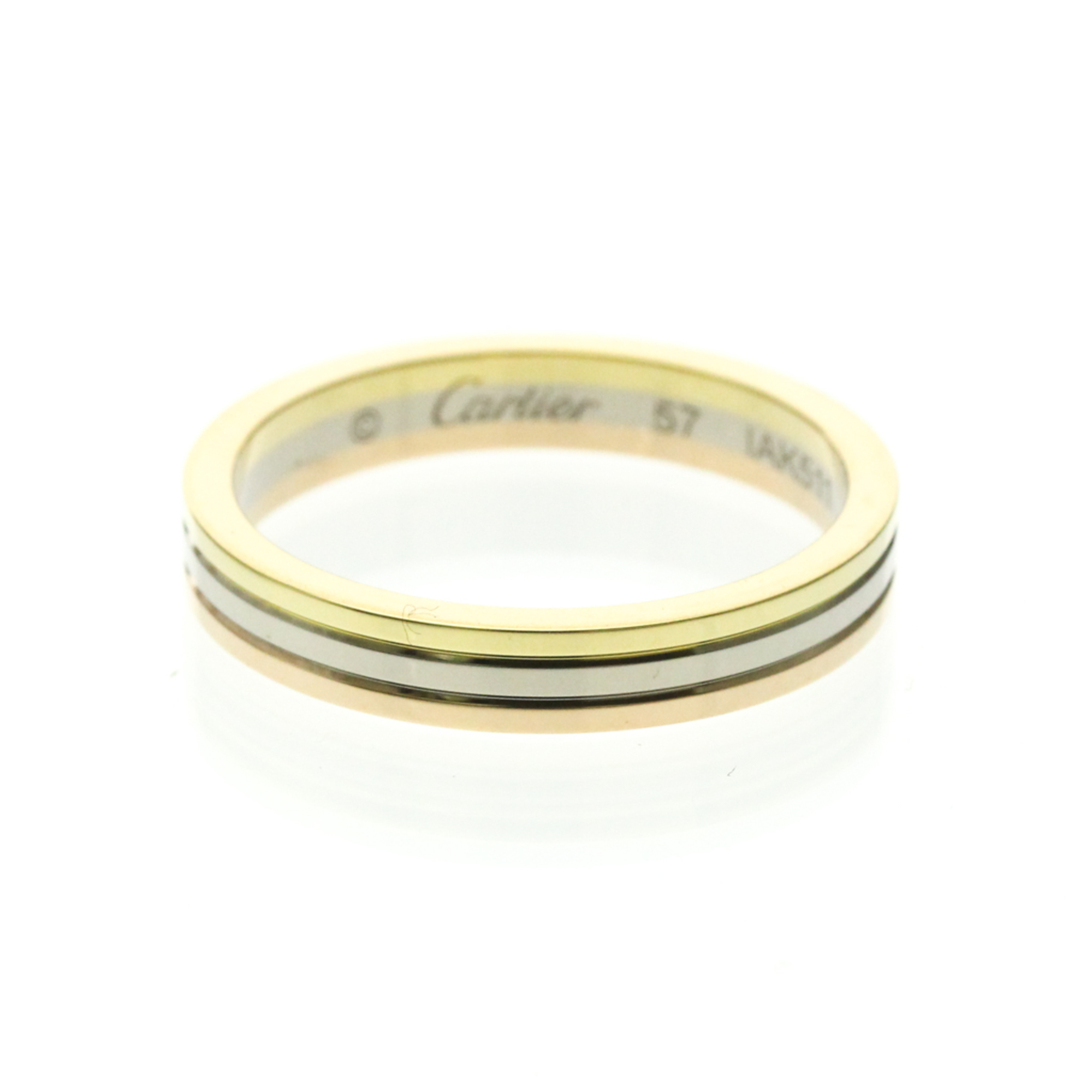 Cartier Vend™me Ring Yellow Gold (18K),Pink Gold (18K),White Gold (18K) Fashion No Stone Band Ring G