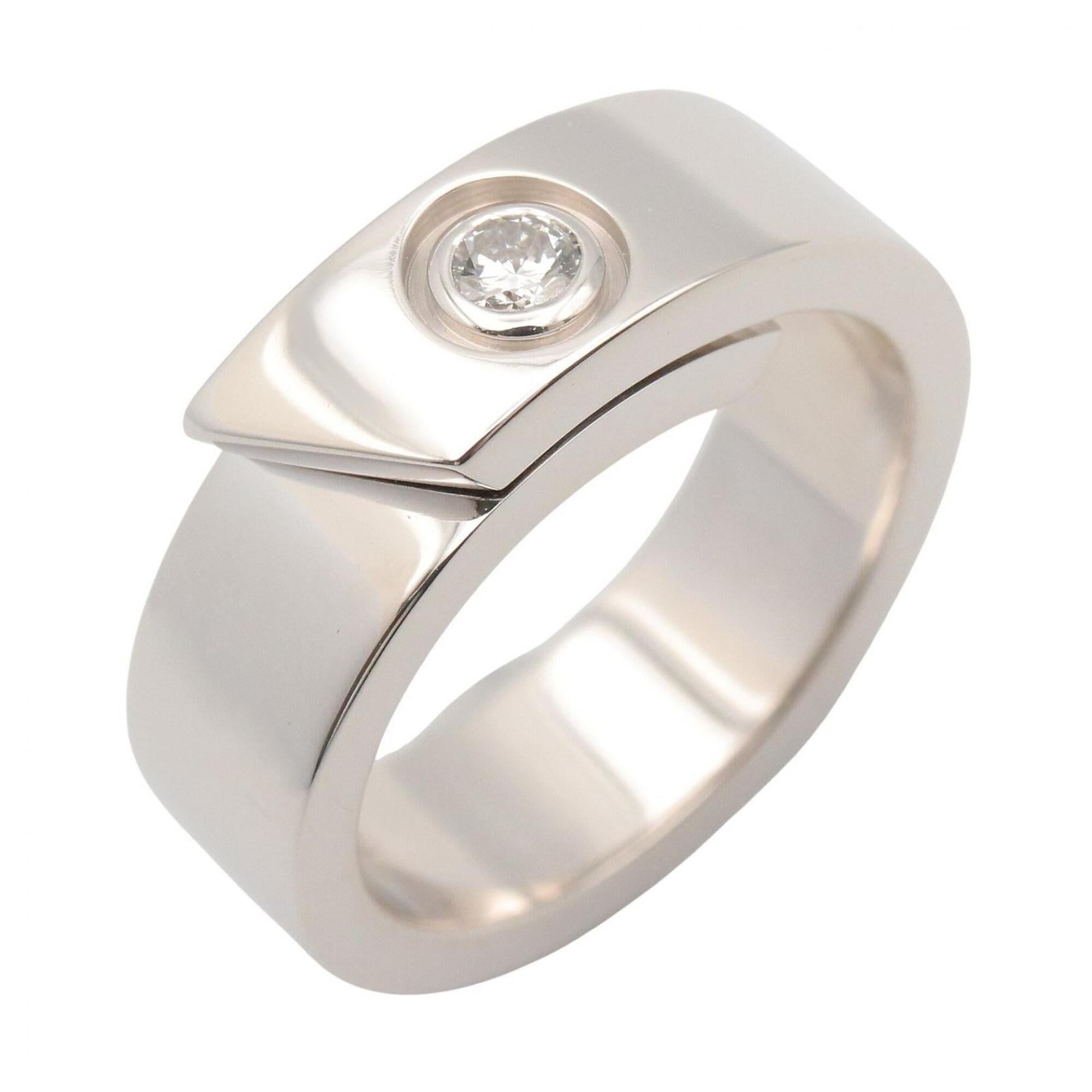 Cartier Anniversary 1PD Ring - 18K White Gold (18KWG) Diamond for Women Clear/Silver Tone