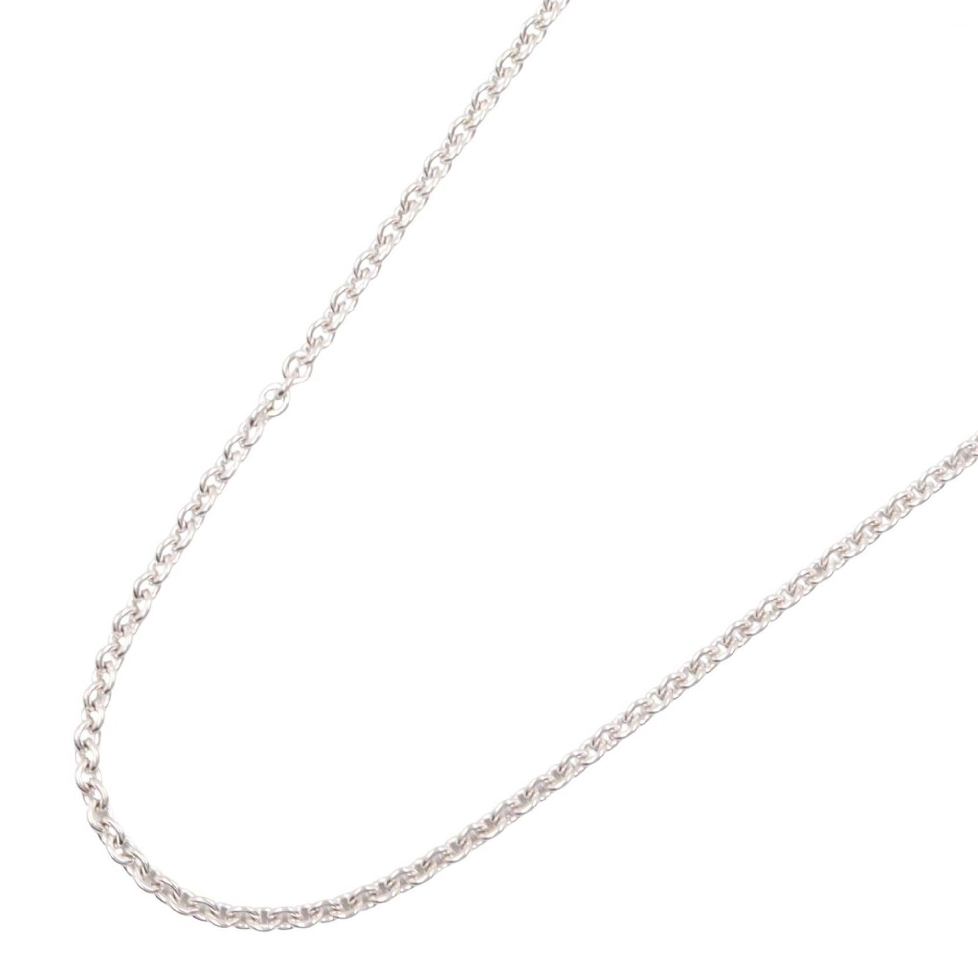 Cartier chain necklace, 18K white gold (WG) silver.